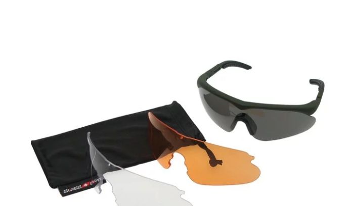 Балістичні окуляри Swiss Eye Raptor чорні 10161