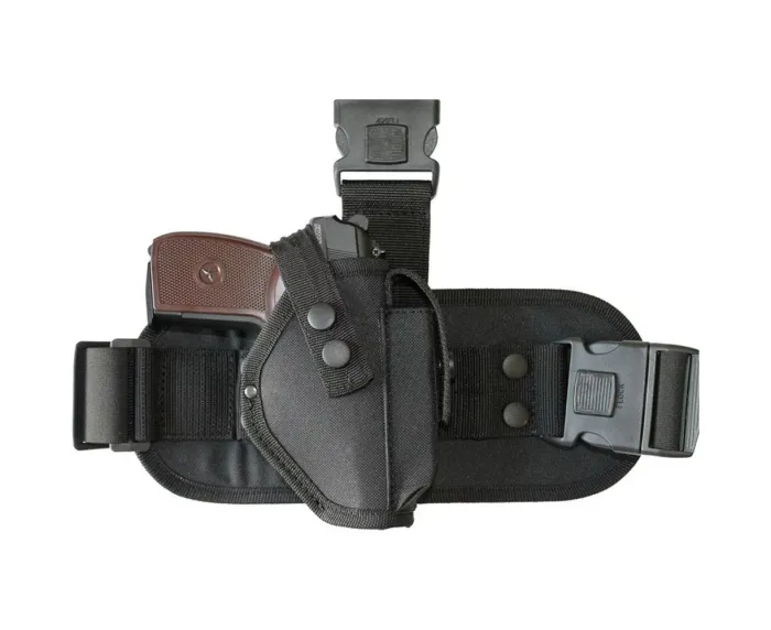 Кобура Beneks стегна ПМ з платформою (oxford 600d, чорна)